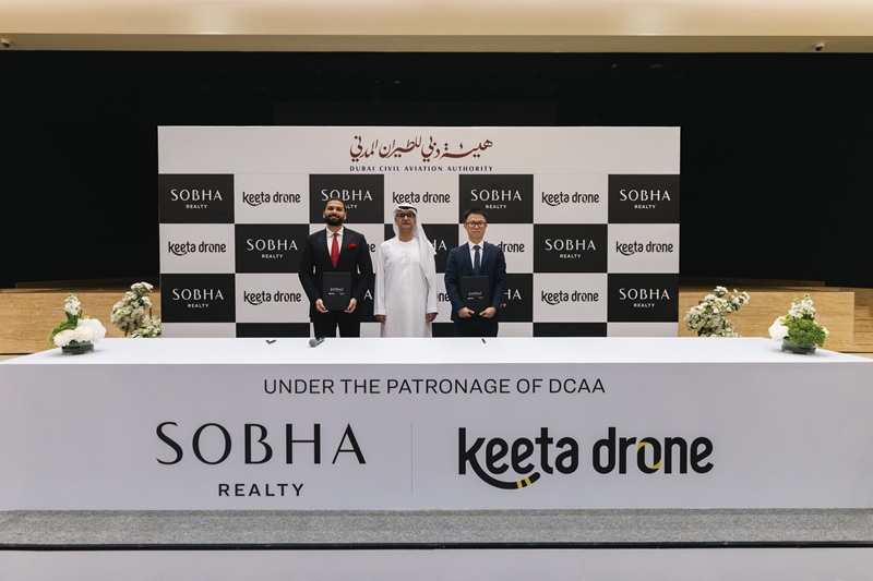 Sobha Realty, Keeta Drone Sign Strategic MoU, launching Air Delivery in Sobha Communities